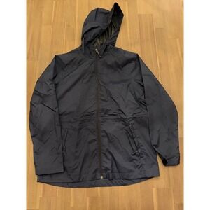 32 Degrees Cool Mens Navy Blue Hooded Lightweight Jacket Size S